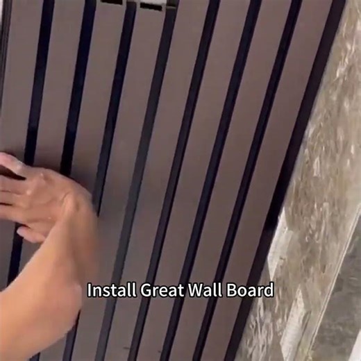 How to Install WPC Ceiling FAST for Commercial Projects.#diy #EverJade #installation #WPC Ceiling