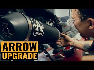 Lambretta X 300 SR Tuning: Arrow Exhaust | Installation