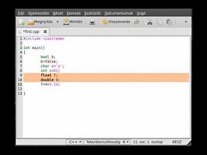 C++ tutorial 2 - data types