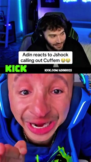 Adin reacts to Jshock calling out Cuffem 😭😭 #adinross #cuffem #jshock