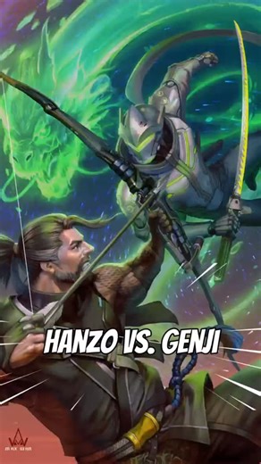 Max Wan on Instagram: "The ultimate showdown! 🔥 My latest illustration captures the intense battle between Hanzo and Genji in Overwatch. The two brothers clash on the same battlefield in a life-or-death duel. Hope you enjoy this dynamic, foreshortened action scene! 巔峰對決！🔥 @playoverwatch @blizzard #Overwatch #Overwatch2 #Hanzo #Genji #HanzoVsGenji #OverwatchArt #OverwatchFanArt #DigitalArt #Illustration #ConceptArt #GameArt #ArtOfTheDay #BlizzardEntertainment #OverwatchCommunity #GamingArt #Esp