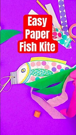 DIY Koinobori Windsock | FLYING FISH KITE IN 30 SECONDS