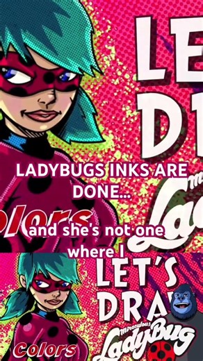 It’s time to color Ladybug from Miraculous: Tales of Ladybug and Cat Noir!