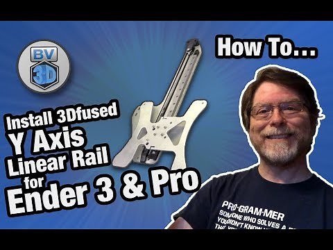 How To Install 3Dfused Y Axis Linear Rail Kit for Ender 3 & Ender 3 Pro