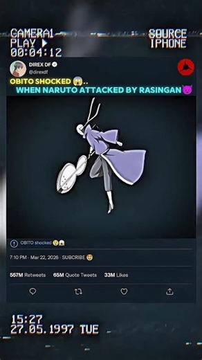 Naruto vs Obito 😈 Rasengan HIT + Face Reveal 😱