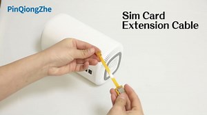 for CPE Wireless Routers Mini Walkman WiFi Devices, Nano to Nano Sim Card Extension Cable Adapter Extender FPC Cable Test Board Circuit Board Reader Length 3.9in/10cm (2pcs)