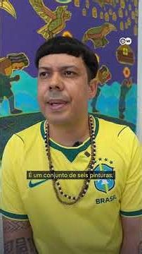 Arte indígena brasileira em Berlim - #shorts