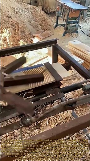 Making a Classic Wooden Washboard with Modern Machinery Woodworking Process
