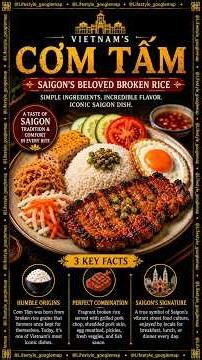🍚 Cơm Tấm Explained! Why Saigon's Famous Broken Rice Is a Must-Try 🇻🇳