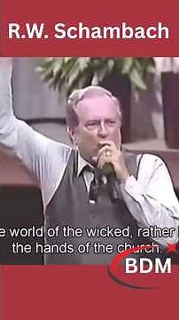 Rev. R.W. Schambach Preaching - All You Need Is Faith In God