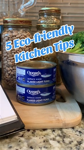 Your kitchen is the heart of your home, so there’s no better place to introduce new ways to live a more sustainable, eco-friendly life! 🌎 Here are some tips on how to go green in your kitchen, from the pantry to the table: 💫Opt out of single-use containers and store your snacks, pantry staples and other goodies in jars, bags and tins you can use again and again. 💫Buy energy-efficient appliances, and unplug them when you’re not using them. 💫Save water by fixing leaks, washing veggies in a bow