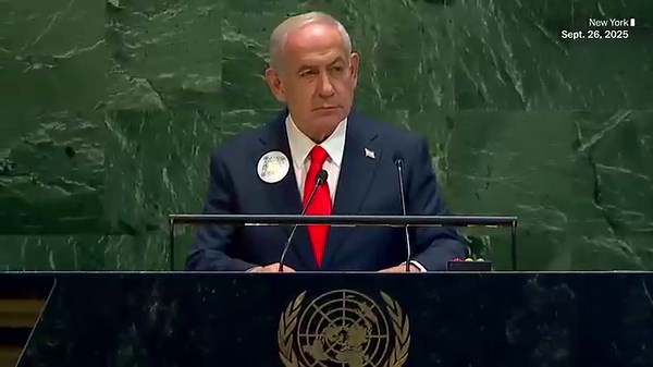 Delegates walk out as Netanyahu addresses U.N.