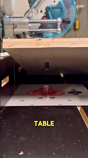 How to make a drop cut on a router table #woodworking #routertable #routerbits #safe