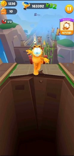 Garfield Rush best gameplay #shorts