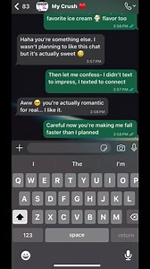 Texting your crush 😻 for the first time (part 1) | Heisbrown0