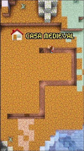 🏠 MINECRAFT CASA MEDIEVAL 😀👍 #minecraft #shorts