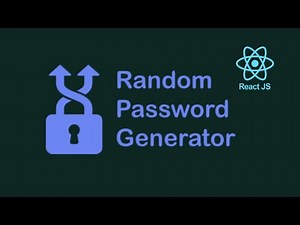 Random Password Generator using ReactJS