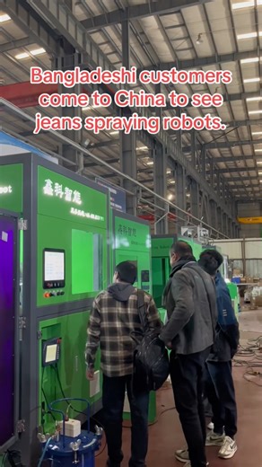 .#sprayrobot #Programming-free #Jeanswashingfactory#Tanninsprayingpp