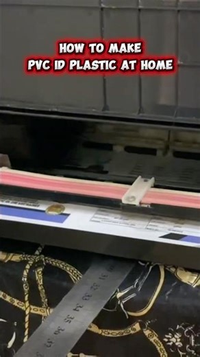 How to Make PVC ID Cards at Home (Easy DIY for Beginners) #shorts