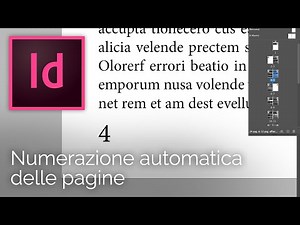 Adobe InDesign numerazione pagine: tutorial