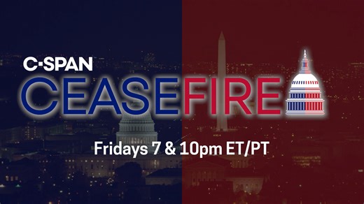 Ceasefire debuts on Friday, October 10th on C-SPAN. https://www.c-span.org/liveEvent/?ceasefire | C-SPAN