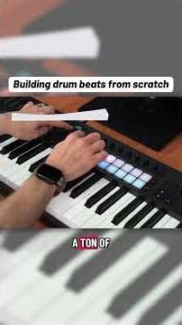 Building drum beats from scratch using your MIDI keyboard