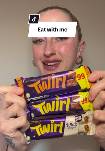 Cadbury Twirl Tasting: Original, Orange & White Chocolate Flavors