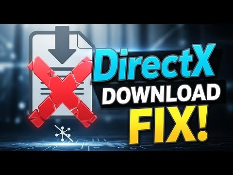 How to Fix DirectX Setup Could Not Download the File ❓ DirectX Setup Error