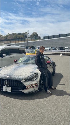 George and Charles’ chaotic drive into Suzuka #GeorgeRussell #MercedesF1 #CharlesLeclerc