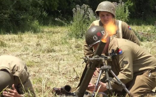 二战美军M2 60毫米迫击炮历史重演