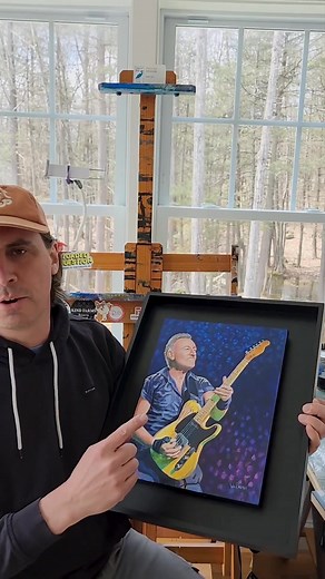 Artist William Kramer demonstrates two different ways to use the Ampersand #Duoframe with Ampersand cradled panels. #ampersand_art #surfacematters #artonpanel #artonboard #artsupplies #panelpainting #galleryart #artframes #framedart #frames #artframe #ampersandframes #arttok