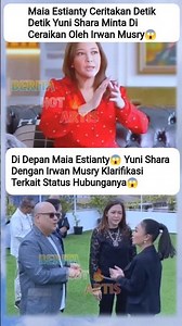 MAIA ESTIANTY WAS SHOCKED 😱 YUNI SHARA ASKED IRWAN MUSRY FOR THIS 😱 #yunishara #maiaestianty #fyp
