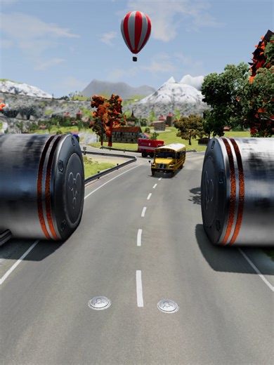 I ! New short video Bus School and Ambulance VS Hydraulic Crash Beamng.Drive Experience the ultimate car crash simulator with BeamNG.drive! Featuring ultra-realistic soft-body physics, this driving game delivers insane crash tests, epic vehicle destruction, and thrilling car stunts. Whether you're into realistic driving, high-speed crashes, or testing crazy mods, BeamNG is the best crash simulator out there. Watch now and see why millions love BeamNG.drive! ✅ Like, comment, and subscribe for mor