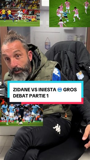 ZIDANE VS INIESTA 🥶 GROS DÉBATS PARTIE 1 #foot @cocoaubanel