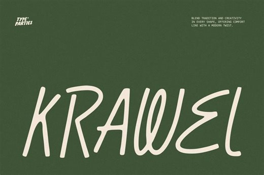 Krawel - Casual Handwritten Font