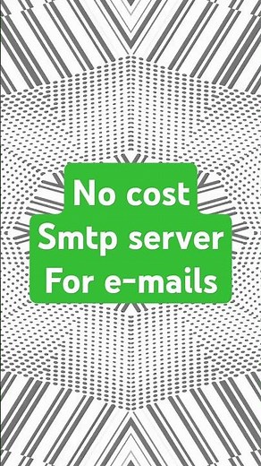 Free SMTP Server for Email Testing in Web Development #webdeveloper #webdevelopment #smtp