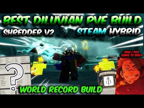 This Is The NEW BEST DILUVIAN BUILD IN THE GAME....😲 "Shredder V2" | Deepwoken PvE Build Showcase