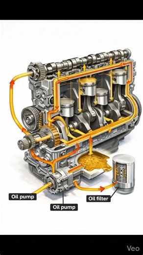 The Journey of Oil: Inside a Working Engine 🛠️