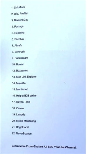 Top SEO Link-Building Tools