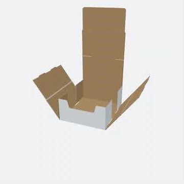 Custom Cardboard Counter Display Box 3D Model Show