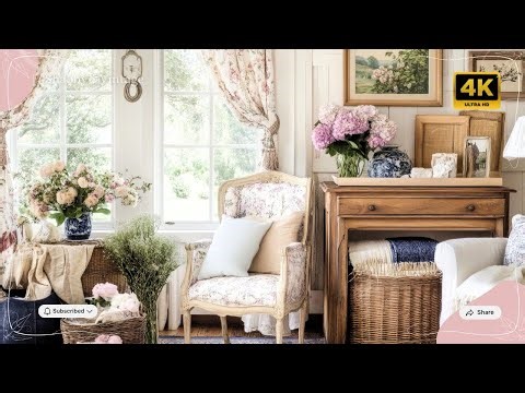 French Country & Shabby Chic Spring Refresh: Genius Rustic Farmhouse Decorating Ideas