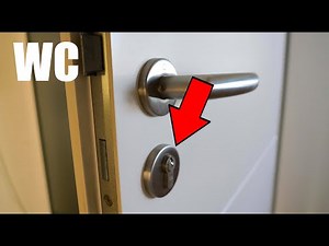 NEW bathroom lock square installation instructions / MrHandwerk