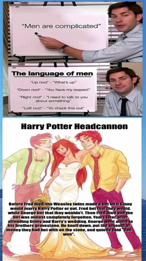 The Language of Nods and the Bet Fred Won #jamespotter #meme