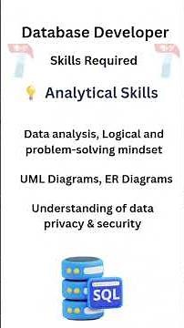 How to become a Database Developer..♥️ Job Role #database #databases #databaseconcepts #coding
