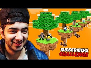 EXTREME SKYBLOCK CHALLENGE WITH 50 Subscribers...