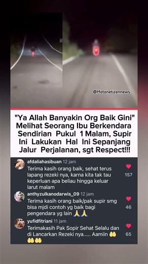 Supir Kawal Ibu Sendirian Tengah Malam #viral #kabarterkini