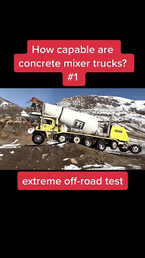 Concrete Mixer Truck Off-Road Test: Extreme Capability?