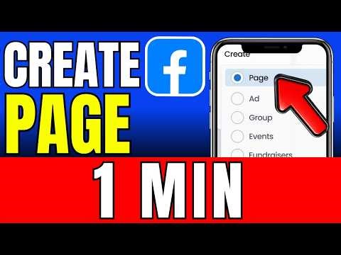 How To Create Facebook Page 2026 (Fast And Easy)