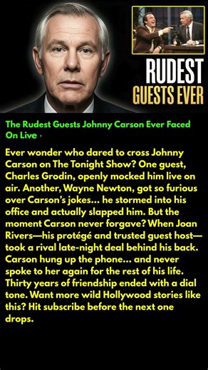 The Rudest Guests Johnny Carson Ever Faced On Live TV!