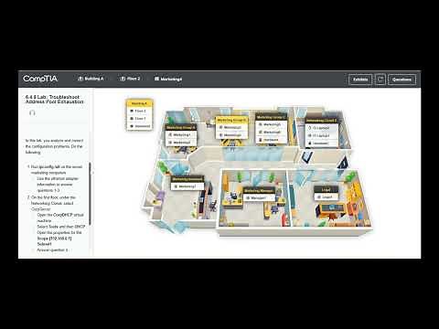 Testout | Network + | 6.4.6 Lab: Troubleshoot Address Pool Exhaustion